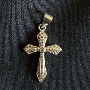 Cross Charm Silver for necklace